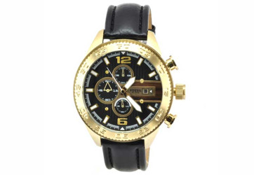 Cinturino per orologio Fossil CH2652 Pelle Nero 22mm